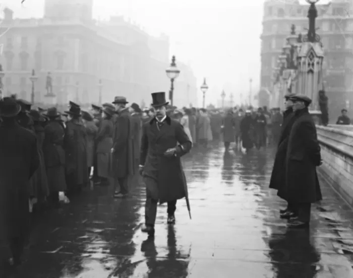 Framed Print : State opening of Parliament. Lord Desborough arriving at Westminster. 10 February