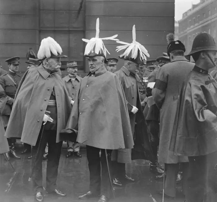 Framed Print : Stately Funeral of Murdered Marshal Field Marshal Lord Grenfell and Field Marshal