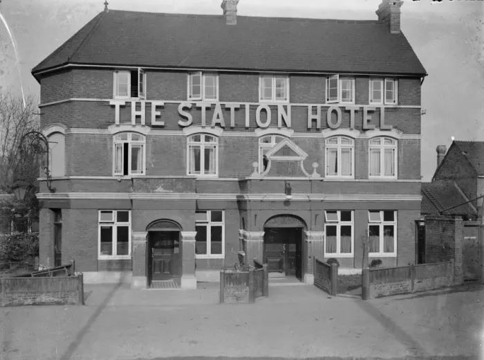Framed Print : Station Hotel. 1935 Framed Print : Station Hotel. 1935