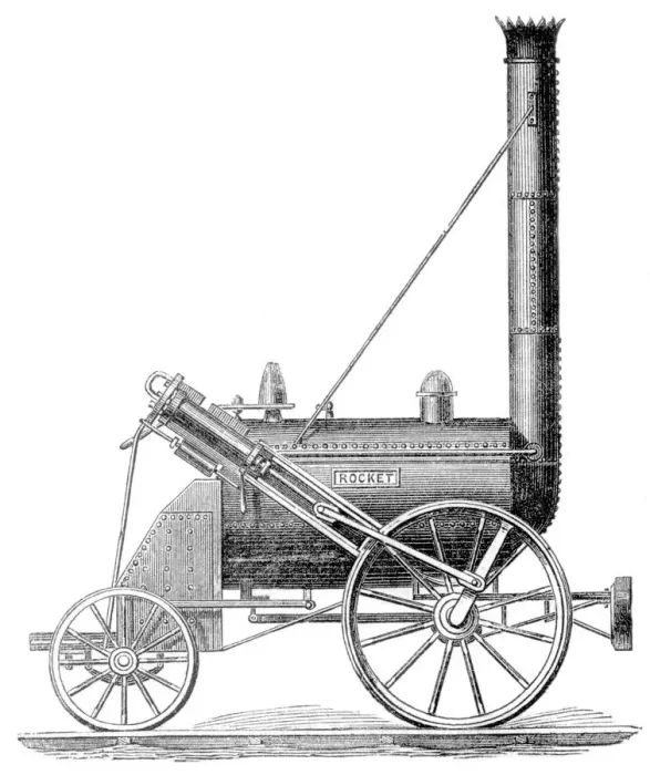 Framed Print : Stephensons Rocket. 1829 Framed Print : Stephensons Rocket. 1829