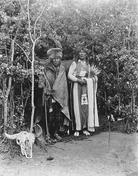 The Stoney Red Indians at Banff, Alberta Medicine Man 19 September 1919 The Nakoda