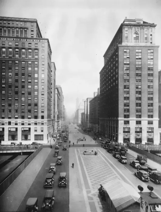 Framed Print : Street of four thousand millionaires. Park Avenue, New York, which, according