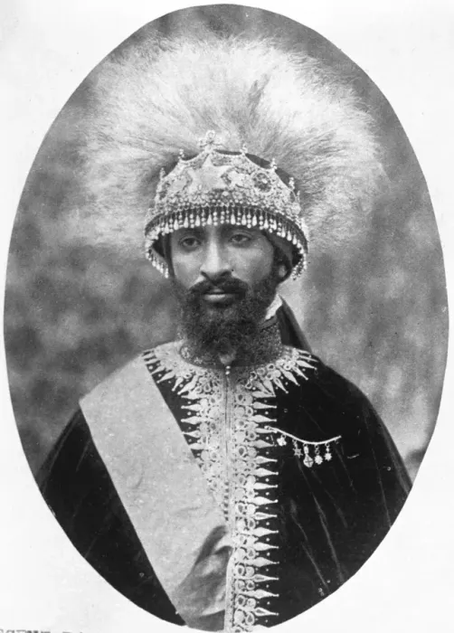 Framed Print : The Striking Headdress of the Regent of Abyssinia. Ras Tafari, the Regent of Abyssinia Framed Print : The Striking Headdress of the Regent of Abyssinia. Ras Tafari, the Regent of Abyssinia
