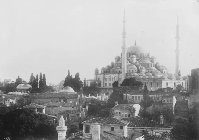 Framed Print : Sultan visit to the Mosque of Mohommed. The conqueror regarded by the Turks as an Framed Print : Sultan visit to the Mosque of Mohommed. The conqueror regarded by the Turks as an