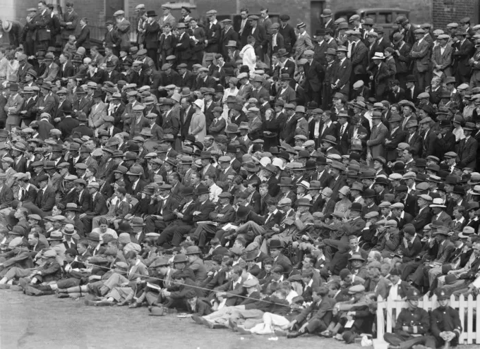Framed Print : Surrey versus Nottinghamshire at the Oval in the County Championship. Part of Framed Print : Surrey versus Nottinghamshire at the Oval in the County Championship. Part of