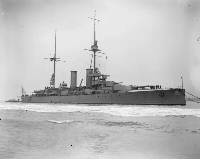 Framed Print : Swedish warships arrive at Sheerness. Sverige ( flagship ). 2 July 1923 Framed Print : Swedish warships arrive at Sheerness. Sverige ( flagship ). 2 July 1923
