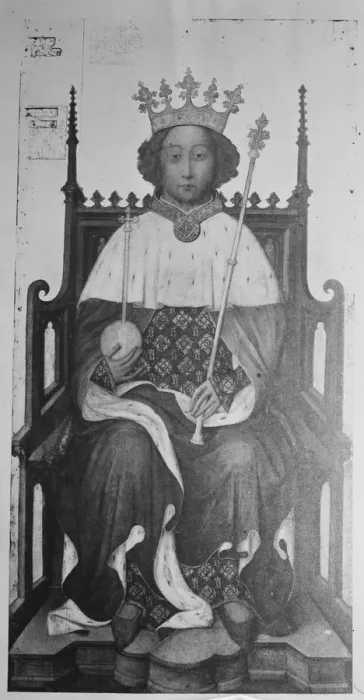 Framed Print : Taken for Harper and Bros Portrait of Richard II in Westminster Abbey Framed Print : Taken for Harper and Bros Portrait of Richard II in Westminster Abbey