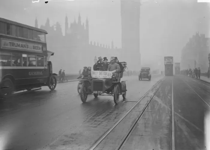 Framed Print : Taken for Messrs General Motors Ltd Ole Crocks run to Brighton 13 November 1927 Framed Print : Taken for Messrs General Motors Ltd Ole Crocks run to Brighton 13 November 1927