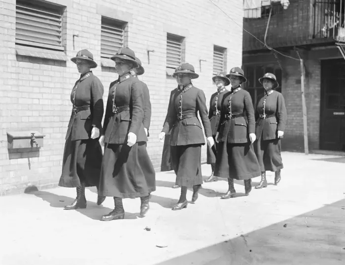 Framed Print : Taken for Mr Garai ( Keystone ) Women police 15 December 1922 Framed Print : Taken for Mr Garai ( Keystone ) Women police 15 December 1922