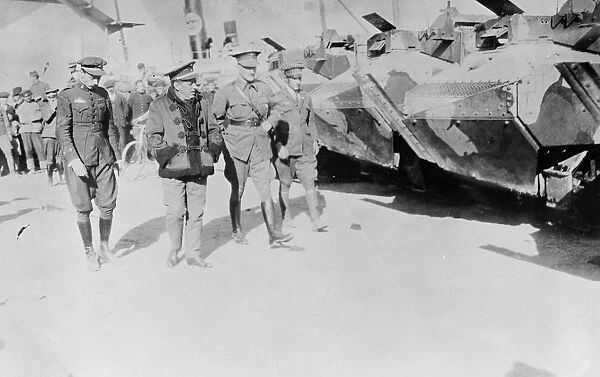 Takns at Melilla General Sanjurjo as Spanish General at Malilla is seen with his adjutant