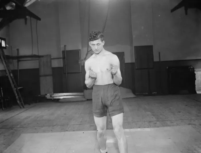 Framed Print : Ted Sandwina. The German - American heavy weight boxer. 1 May 1927 Framed Print : Ted Sandwina. The German - American heavy weight boxer. 1 May 1927