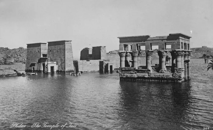 Framed Print : The temple of Isis, Philae. 21 February 1929 Framed Print : The temple of Isis, Philae. 21 February 1929