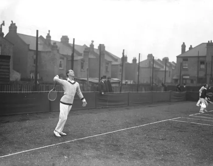 Framed Print : Tennessee hard courts Wimbledon A H Lowe