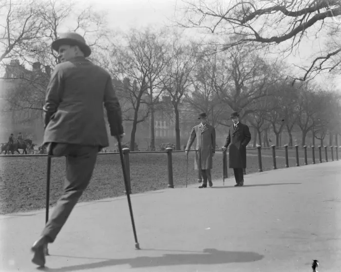 Framed Print : The call of the Park and the Row. The Earl of Cathcart ( right ) walking in the Row Framed Print : The call of the Park and the Row. The Earl of Cathcart ( right ) walking in the Row