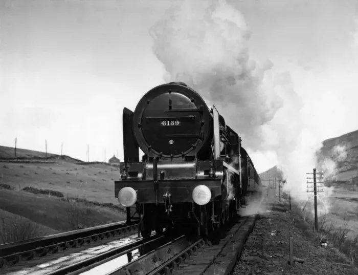 Framed Print : Train LMS Train picking up water at Tebay Framed Print : Train LMS Train picking up water at Tebay