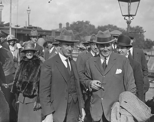 Trevessa survivors arrival on Ghcorka at Tilbury 23 August 1923