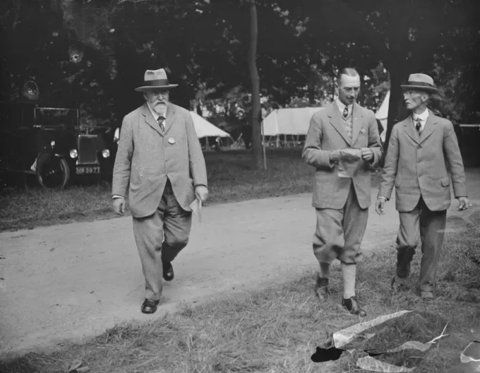 Framed Print : At the Tring Agricultural Show, the Rt Hon Lord Rothschild. 1924 Believed to Framed Print : At the Tring Agricultural Show, the Rt Hon Lord Rothschild. 1924 Believed to
