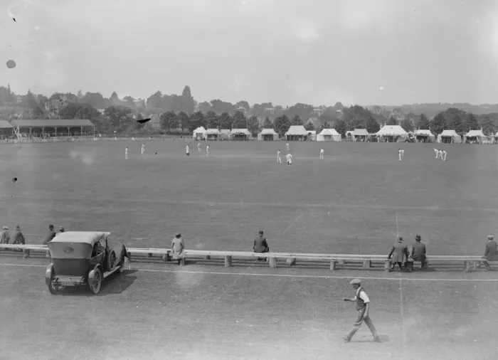 Framed Print : Tunbridge Wells. The famous Nevill, Kent county cricket Ground August 1924 Framed Print : Tunbridge Wells. The famous Nevill, Kent county cricket Ground August 1924