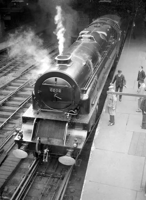 Framed Print : The Turbomotive considered a starting innovation in British railway practice, is Framed Print : The Turbomotive considered a starting innovation in British railway practice, is