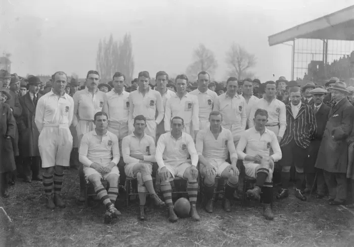 Framed Print : Twickenham, 18 March 1922 The Five Nations match between England and Scotland