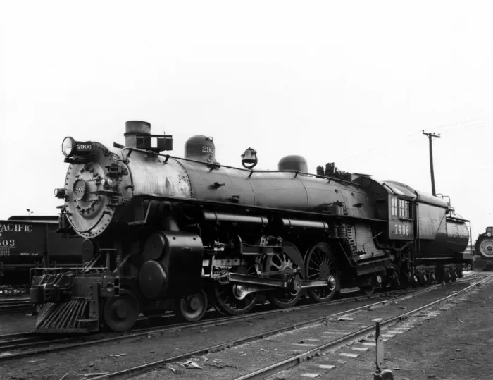 Framed Print : Union Pacific Pacific Class Steam Locomotive 4-6-2 wheel arrangement P Class designation Framed Print : Union Pacific Pacific Class Steam Locomotive 4-6-2 wheel arrangement P Class designation