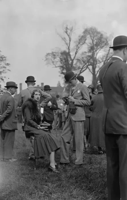 Framed Print : United Hunt meeting at Lingfield racecourse. Lady Fiona Fuller. 1st May 1932 Framed Print : United Hunt meeting at Lingfield racecourse. Lady Fiona Fuller. 1st May 1932