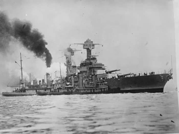 Framed Print : USS Colorado runs aground on diamond reef. The USS Colorado ran aground on Diamond