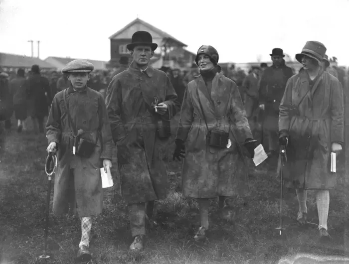 Framed Print : At the Uttoxeter Races the Honourable H Allsopp, Mr and Mrs Andrew Knowles 2 April 1927 Framed Print : At the Uttoxeter Races the Honourable H Allsopp, Mr and Mrs Andrew Knowles 2 April 1927