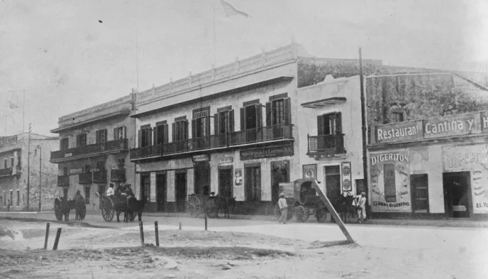 Framed Print : Veracruz of Mexico The United states consulate. 30 September 1926
