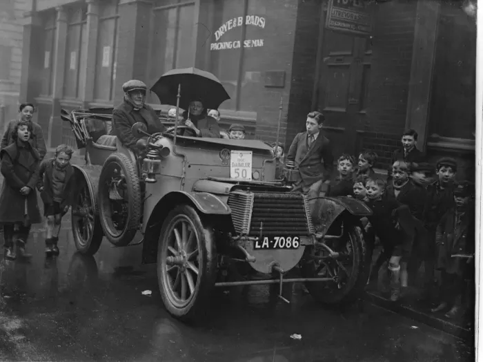 Framed Print : Veterans arrive for Old Crocks run. Old Crocks are arriving in London for Framed Print : Veterans arrive for Old Crocks run. Old Crocks are arriving in London for