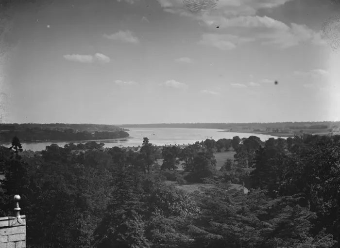 Framed Print : The view from Oakhill. 1928 Framed Print : The view from Oakhill. 1928