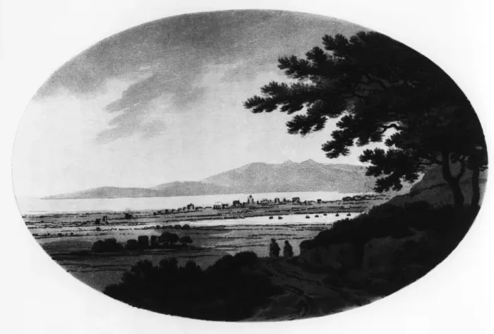 Framed Print : W. Gilpin - Observations on Coasts of Hampshire, Sussex and Kent, 1804. Portsen Framed Print : W. Gilpin - Observations on Coasts of Hampshire, Sussex and Kent, 1804. Portsen