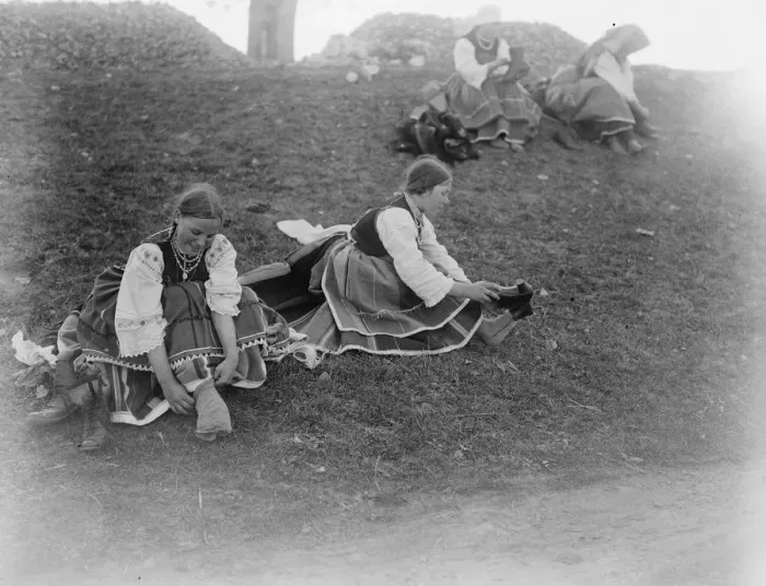 Framed Print : Warsaw, Poland. Peasant types. 25 October 1921