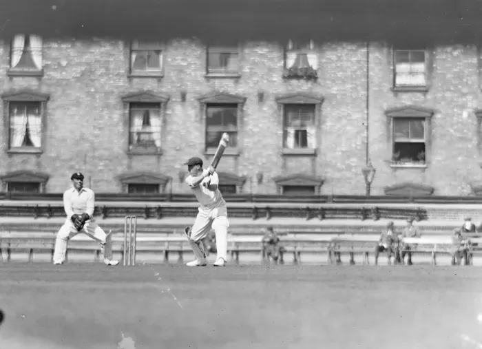 Framed Print : Warwickshire versus Surrey at The Oval cricket ground. G W Stephens ( Warwickshire Framed Print : Warwickshire versus Surrey at The Oval cricket ground. G W Stephens ( Warwickshire