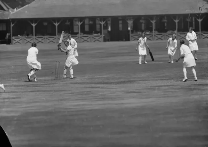 Framed Print : Watching the bails stand on end at Beckenham. Miss K Tatham Warter watches the bails stand on end Framed Print : Watching the bails stand on end at Beckenham. Miss K Tatham Warter watches the bails stand on end
