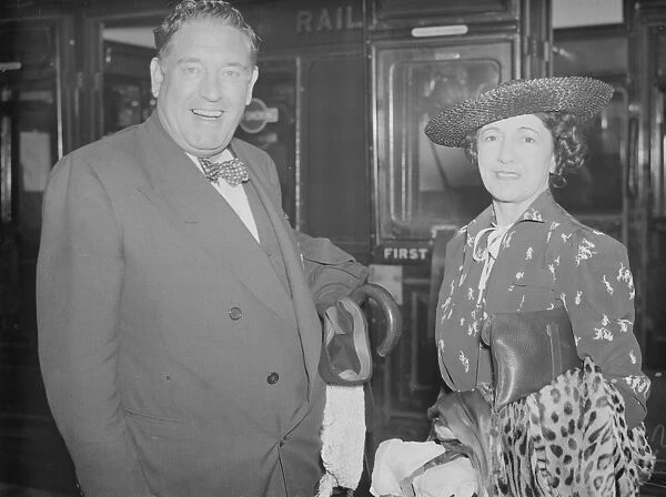 At Waterloo Count and Countess John McCormack 29 March 1938