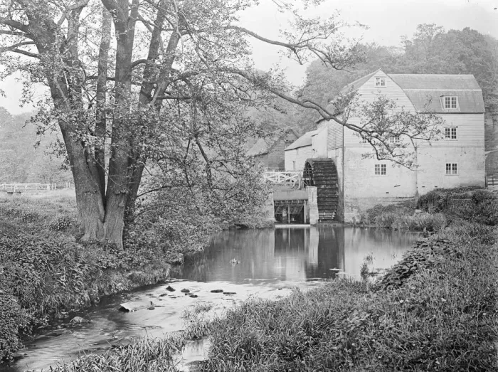 Framed Print : Watermill 1920s, 1930s Framed Print : Watermill 1920s, 1930s