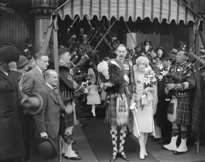 Framed Print : Wedding of Captain Walter Leslie, Seaforth Highlanders ( Lavernock Emsworth ) Framed Print : Wedding of Captain Walter Leslie, Seaforth Highlanders ( Lavernock Emsworth )