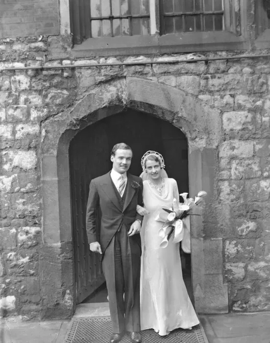 Framed Print : The wedding of the Honourable John Hare, a younger brother of the Earl of Listowel Framed Print : The wedding of the Honourable John Hare, a younger brother of the Earl of Listowel