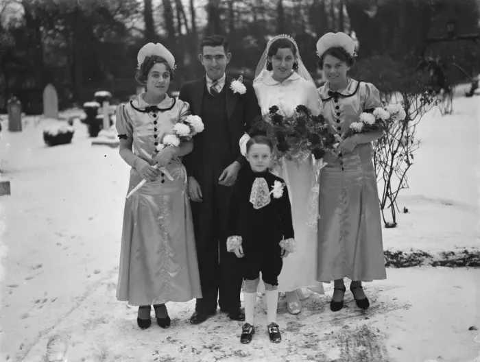 Framed Print : The wedding of Miss I Herman held in Foots Cray, Kent. Wedding group. 24 December Framed Print : The wedding of Miss I Herman held in Foots Cray, Kent. Wedding group. 24 December