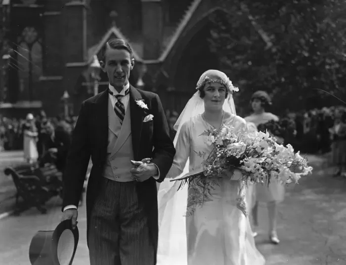 Framed Print : Wedding. Miss Marcella Duggan was married at St Margaret s, to Mr E Rice. 18 Framed Print : Wedding. Miss Marcella Duggan was married at St Margaret s, to Mr E Rice. 18