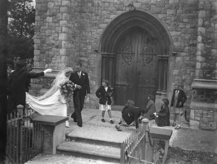 Framed Print : The wedding of Mr Albert Victor Phipps and Miss Ivy Florence Morgan in Eltham, Kent Framed Print : The wedding of Mr Albert Victor Phipps and Miss Ivy Florence Morgan in Eltham, Kent