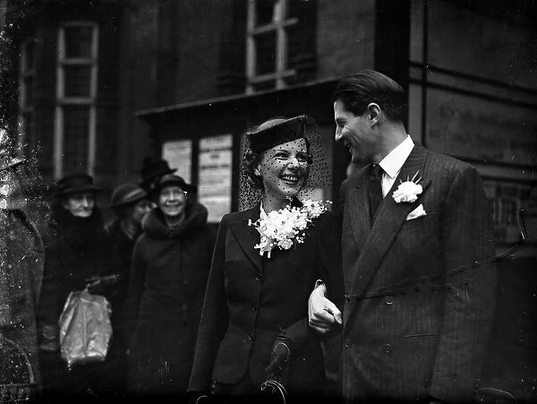 The wedding of Mr Ian Wilson - Young ( second secretary at the Foreign Office )