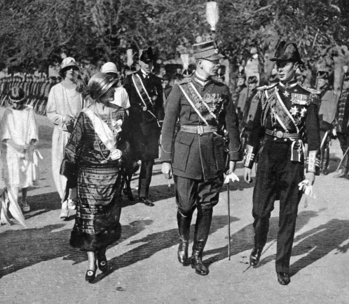 Framed Print : At the wedding Prince Paul of Serbia and Princess Olga of Greece, the best man the Duke of York Framed Print : At the wedding Prince Paul of Serbia and Princess Olga of Greece, the best man the Duke of York