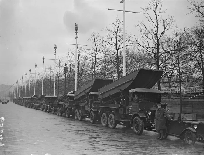 Framed Print : Weekend Sappers build bridge for Coronation crowds in St Jamess Park. Eighty Framed Print : Weekend Sappers build bridge for Coronation crowds in St Jamess Park. Eighty