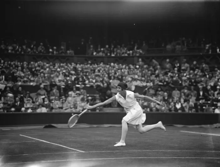 Framed Print : Wimbledon lawn tennis championships. Miss Eileen Bennett ( England ) defeated by Miss D Akhurst Framed Print : Wimbledon lawn tennis championships. Miss Eileen Bennett ( England ) defeated by Miss D Akhurst