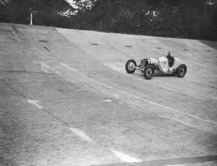 Framed Print : Women racing drivers practice for the bank holiday meet at Brooklands. Miss Allan Framed Print : Women racing drivers practice for the bank holiday meet at Brooklands. Miss Allan