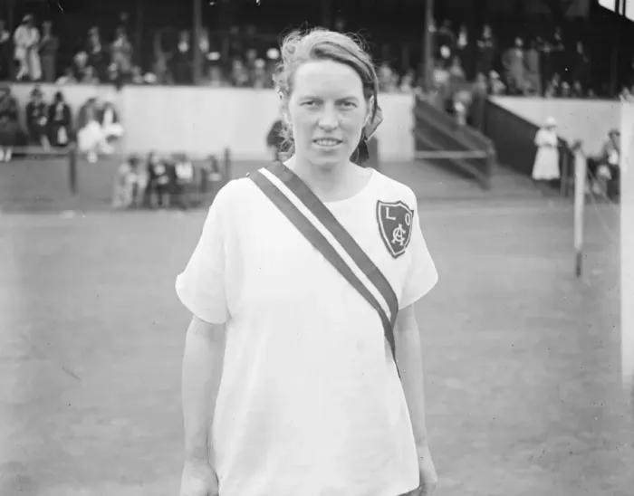 Framed Print : Womens amateur athletic championships meeting at Woolwich. Miss Lines, who won the long jump Framed Print : Womens amateur athletic championships meeting at Woolwich. Miss Lines, who won the long jump
