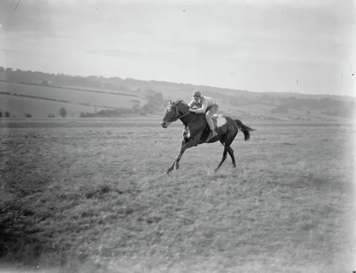 Framed Print : Our most wonderful girl rider : Mr W Nightingall says no light weight jockey could Framed Print : Our most wonderful girl rider : Mr W Nightingall says no light weight jockey could