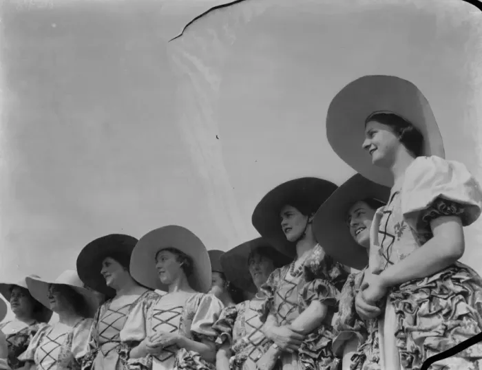 Framed Print : Woolwich Coronation Pageant rehearsal at War Memorial Hospital. 1937 Framed Print : Woolwich Coronation Pageant rehearsal at War Memorial Hospital. 1937